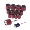 ULTECHNOVO 306pcs Sanding Drum Bands Nail Drill Kit Includes Sleeves