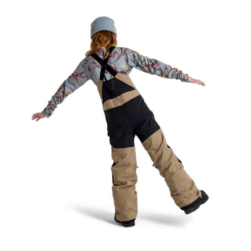 Burton Kids’ Skylar 2-Layer Bib Pants – Waterproof Winter Snowboard