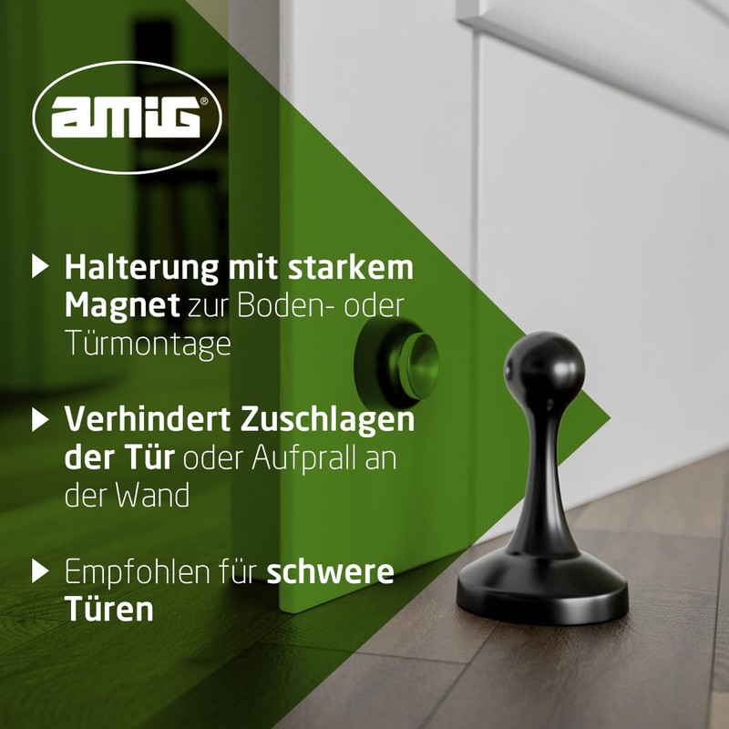 Amig - Magnetic Door Stop with Holding Function | For