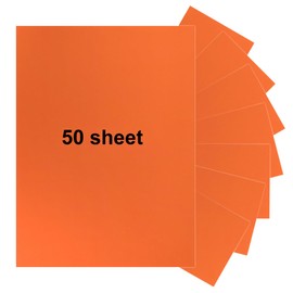 50 Pieces 8.5" x 11" Colored Cardstock, Heavyweight Cardstock Sheets Blank Invitation Paper Greeting Cards Printable, 74lb Cover 200 GSM