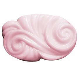 3 Pc Tea Rose Scented Soap - Oval Swirl - Shea Butter Goat Milk