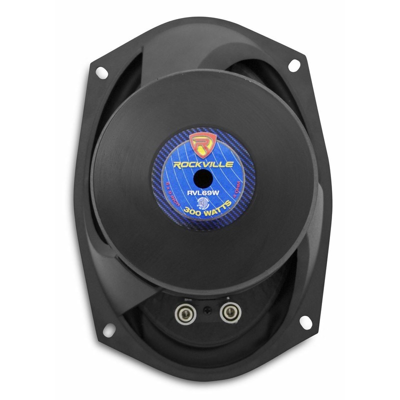 Rockville RVL69W 6x9" 300w Competition Cast Aluminum Car Subwoofer Mid-Bass+Lows