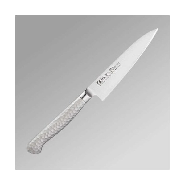 片岡製作所 ペティナイフ シルバー 120ｍｍ 日本製 Brieto-M11pro D.P.S CLAD モリブデン・バナジウム鋼 割込