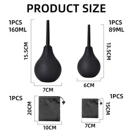 2 Pieces Men Shower, 2 Pieces Storage Bag, Shower, Home Enema Set, Shower Set, Men's Shower Shower, Shower Enema