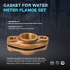 Midline Valve XNGH112 Gasket for Water Meter Flange; 1-1/2 in.
