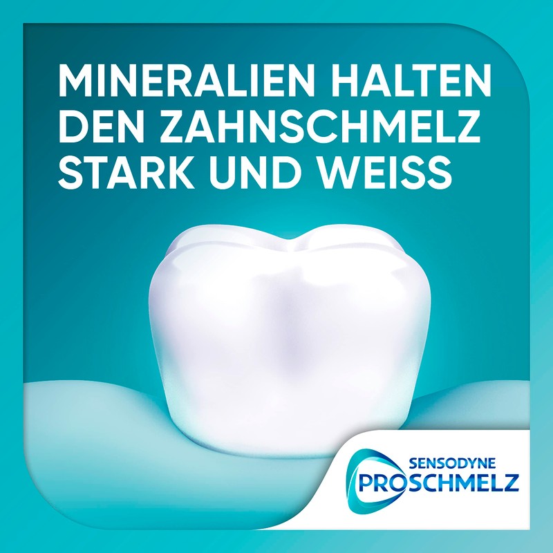 ProSchmelz Sanft Weiss Plus Zahnpasta, 75ml, Zahncreme mit Whitening Effekt,