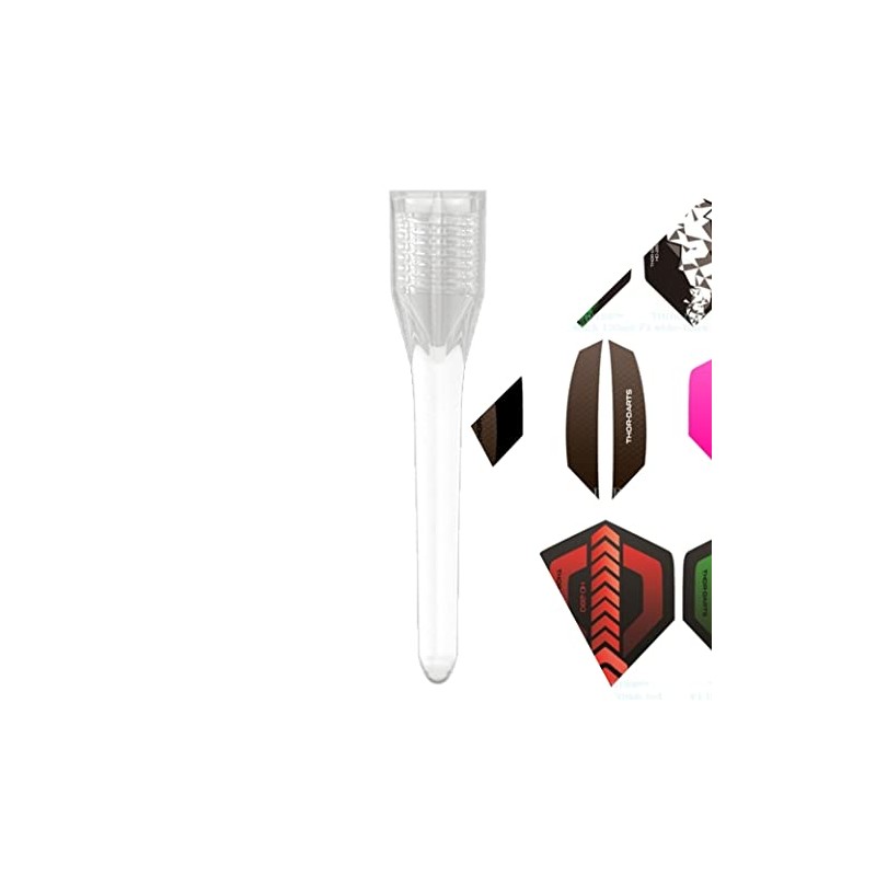 THOR-DARTS L-Style Dart Tips in Twin Pack Flights (2 x