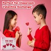 Red Heart Swirl Lollipops - 24 Candy Suckers Individually Wrapped