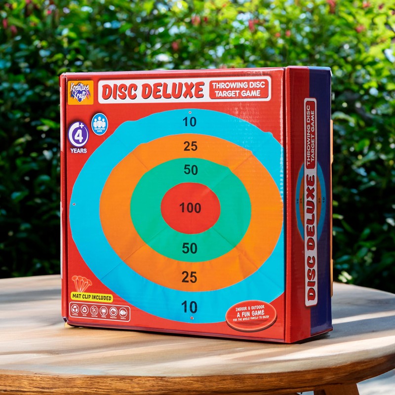 KreativeKraft Disc Throwing Game for Kids and Family, Outdoor Target