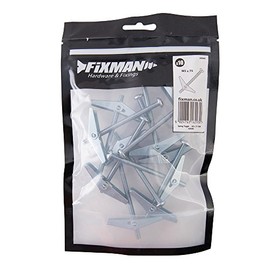 Fixman 426562 Spring Toggle Fixings M5 x 75mm Pack of 10