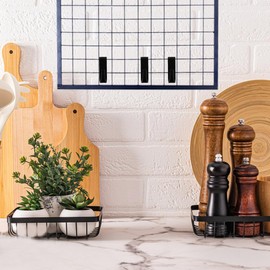 PartyKindom Pack of 20 Hooks for Hanging, Plastic Storage Hooks, Bathroom Hooks, Small Hooks, Kitchen Utensil Hooks Over The Drawer Hooks, Door Clothes Hooks