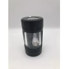 Glow jar BLACK Manual Spice Herb Grinder with Light-Up Storage