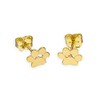 9ct Gold Pawprint Stud Earrings