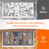 Lifewit Large Utensil Organizer for Kitchen Drawer, Expandable From 21
