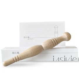 【Supervised by a sole research expert】 iasivie Acupressure Rod Foot Acupuncture Massage Stick Japanese-made Natural Wood Foot Acupressure Massage Push Stick
