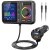 Universal Bluetooth 5.0 Car Wireless FM Transmitter Adapter 2USB PD