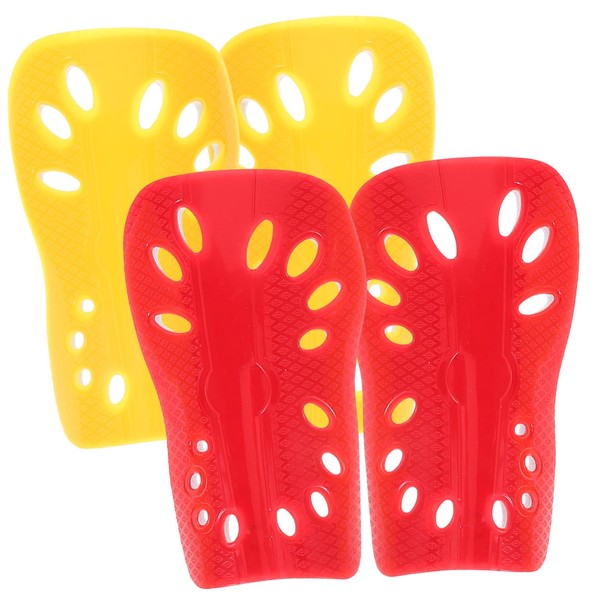 BESPORTBLE 2pairs Boy Girl Soccer Shin Guards Professional Protective Shin