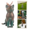 MAGICLULU Miniature Resin Cat Figurine Cute Cartoon Cat Decoration for