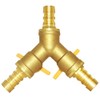 Joywayus Hose Barb Ball Valve 5/8" Hose Barb Y Shaped