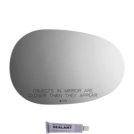 Fits 90-97 Mz Miata, 96-98 Sz X-90 Right Passenger Convex Mirror Glass Lens w/Adhesive USA Manual Mirror