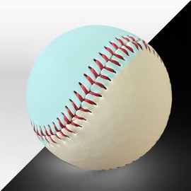 GKK 2pack 9-inch Standard Size Baseball, Sunlight Ultraviolet, PVC Color-Changing Baseball Gift, Practice Throwing