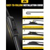 MIKKUPPA 22"/21"/11"/12" Windshield Wiper Blades - Replacement for 2014-2023 Jeep