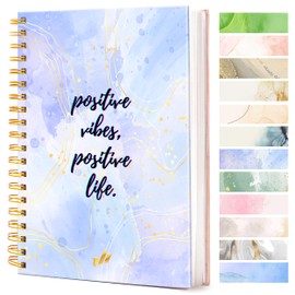 Only Zest Spiral Journal 8.5" x 11" A4 Large Journals for Writing, College Ruled Hardcover Notebook, 300 pages, 100GSM Thick Paper, Perfect for Women, Work, School