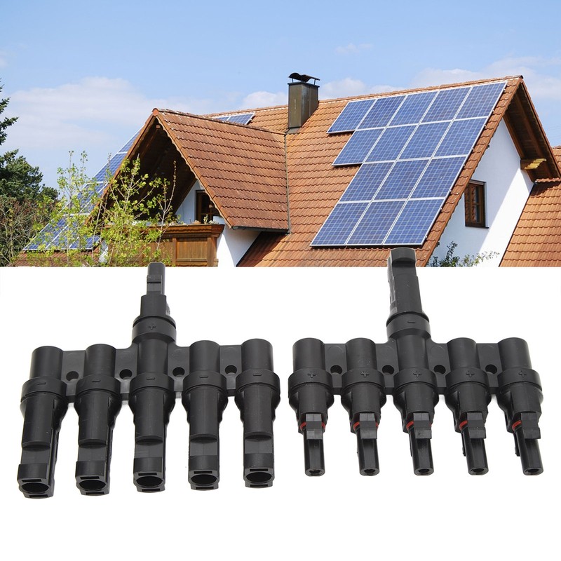 Solar T Branch Connector 1 to 5 PPO IP67 Waterproof