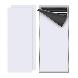 PATIKIL 14 x 5.5 inch Magnetic Ventilation Cover, Pack of 2, Floor Wall, Air Register Cover, High-Strength Magnetic Ventilation Blocker for Home, Motorhome, HVAC, Fireplace, Oven, White