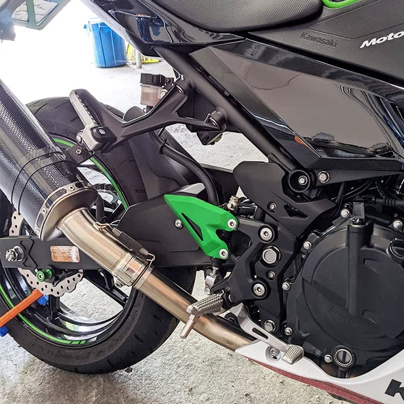 Motorcycle Heel Plate Guard Protector for Kawasaki Ninja 400 Z400