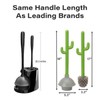 ALLOBUB Cactus Toilet Plunger and Brush Set for Bathroom Cleaning