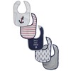 Luvable Friends Unisex Baby Cotton Terry Drooler Bibs with PEVA