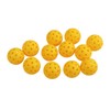 12PCS 74mm 40 Holes Pickleballs PE Plastic High Elasticity Pickleball