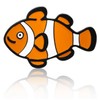 Don Flyee Clownfish Fish Sea Life Octopus Funny Pin Badge
