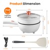 3L Electric Hot Pot, Non-Stick Multi-Cooker Frying Pan