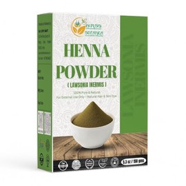 Herbs Botanica Organic Henna Powder For Hair Color 100% Pure & Natural 150 Gms / 5.3 Oz Pack