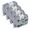 Aililiya TZe-131 12mm 0.47 Laminated Clear Label Tape TZe TZ
