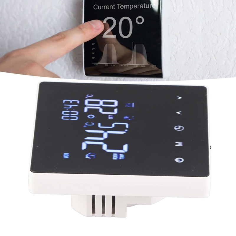 Touch Screen Thermostat Digital Display Constant Temperature Controller for Floor