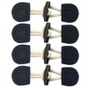 DHER 4 Pairs Leather Buttons Toggle Buttons Wooden Buttons Closure