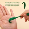 100 PCS Chenille Stem, Bump Chenille Stems, Green Pipe Cleaners