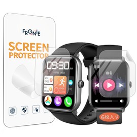 Frgnie [6 pieces] Compatible Vialove Smart Watch 1.9 inch Protective Film, TPU Compatible, Yinone [2024 Upgrade] G01 Smart Watch Screen Protector Film