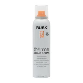 RUSK Thermal Shine Spray, Pure Argan Oil, Eliminates Frizz and Maintains Shine, Sleek and Smooth Hair, 4.4 oz