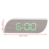 LED Digital Clock 12/24 Hour Conversion Adjustable Brightness Bedside Alarm