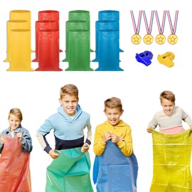 Potato Sack Race Bags for Kids & Adults,20Pcs Colorful 40x24 Inches Sack Bags – Ideal for Field Day, Outdoor Lawn Games, Carnival Events, Family Reunions, and Birthday Party Activities