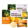 Happy Bath Soap Real Garden Yuzu Vitamin Soap, 90g, 16 pieces / 해피바스 비누 리얼가든 유자 비타민 비누, 90g, 16개입