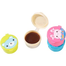 4Pcs Colorful Condiment Squeeze Bottle Adorable Appearance Decorative Practical Carrot Style Mini Salad Dressing Ketchup Bottle for Camping Condiment Squeeze Bottles, Dining and Entertaining