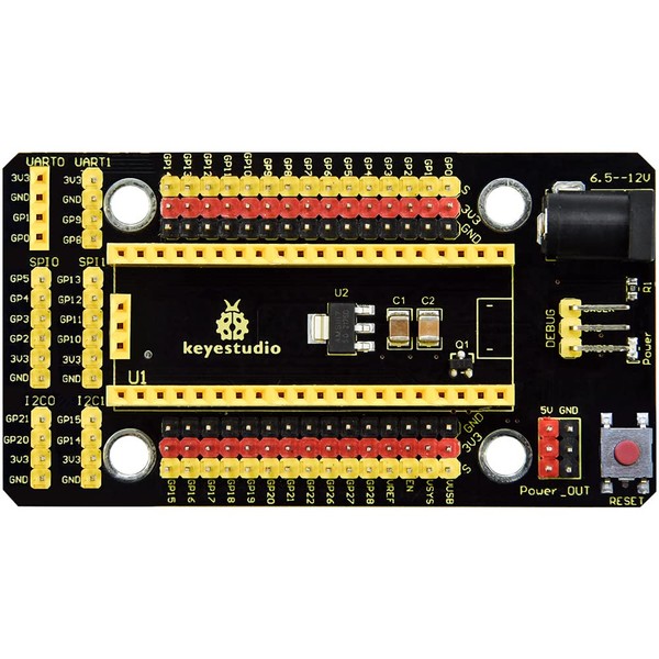 KEYESTUDIO Raspberry Pi PICO IO Shield Pico Breakout Board for