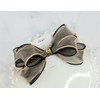 Burnaby two-tone brown layered ribbon hairpin 10cm / 버나비 투톤