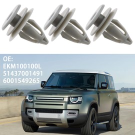 ECSiNG Pack of 30 Car Door Trim Clips Compatible with Defender 90 110 EKM100100L 51437001491 Plastic Interior Door Card Trim Retaining Clips Mounting Holder