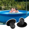 Tinoaly 4pcs Pool Plugs for Above Ground Pool, Rubber Pump